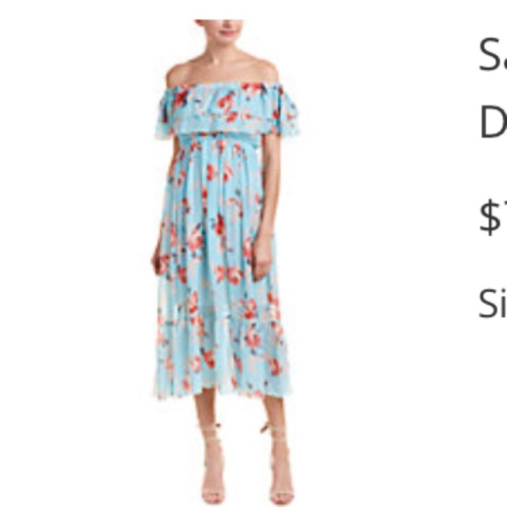 Salavina almost maxi dress